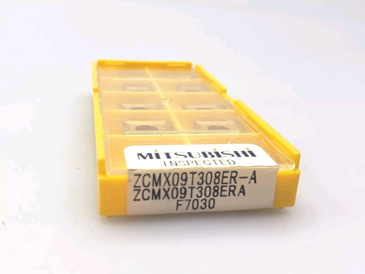 Mitsubishi ZCMX 09T308ER-A F7030 Carbide Milling Inserts (Box of