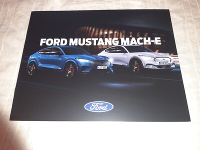 2022 Ford Mustang MACH-E Prospekt Brochure Catalog DEUTSCH 07 / 2021 8 Seiten  A