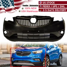 NEW Front Bumper Cover w/ Fog Lights Set for 2017-2021 Buick Encore Replacement