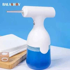 Electric Liquid Foam Dispenser Gun Automatic Continuous Foaming Shampoo Face