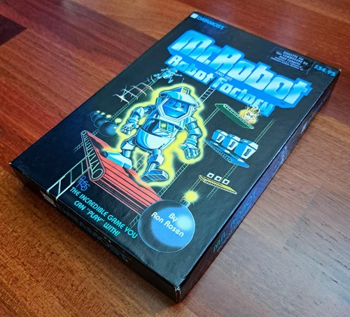Mr. Robot And His Robot Factory, Commodore 64, Datamost, 1983, Rare Collectible