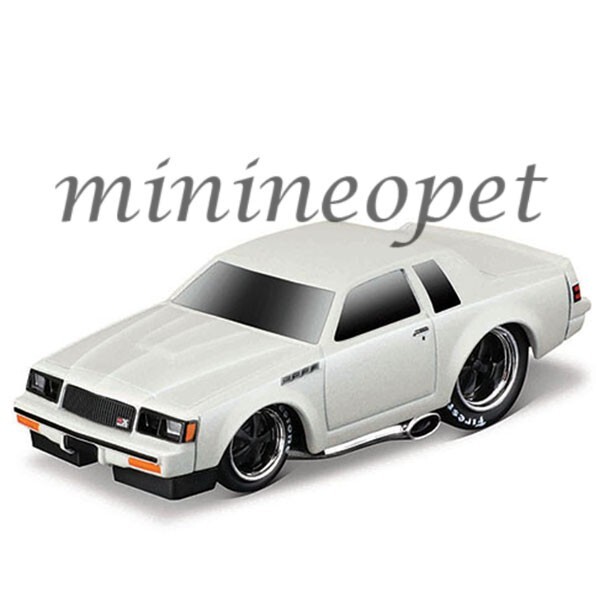 MAISTO MUSCLE MACHINES 1987 BUICK GNX 1/64 DIECAST WHITE 15564 WH