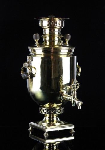 Vintage Samovar on wood TULA Fire samovar Samovar on coals - 5 liters