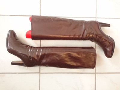 Bottes Vintage 1982 BARGIF Italie - Cuir Bordeaux, Talon 9 Cm, Taille 36