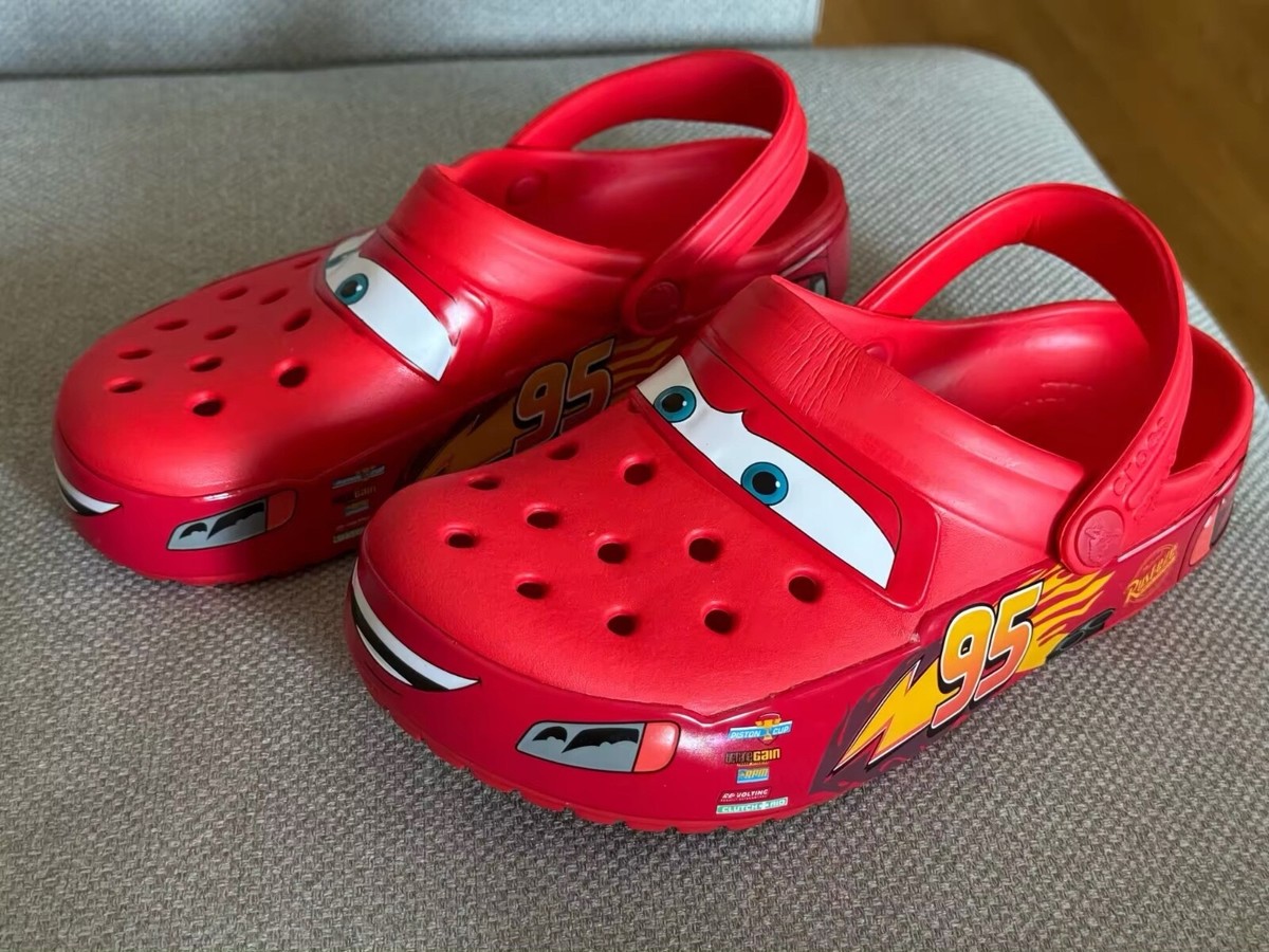 Lightning McQueen Crocs Clogs Light Up Unisex Kids/Adults Disney