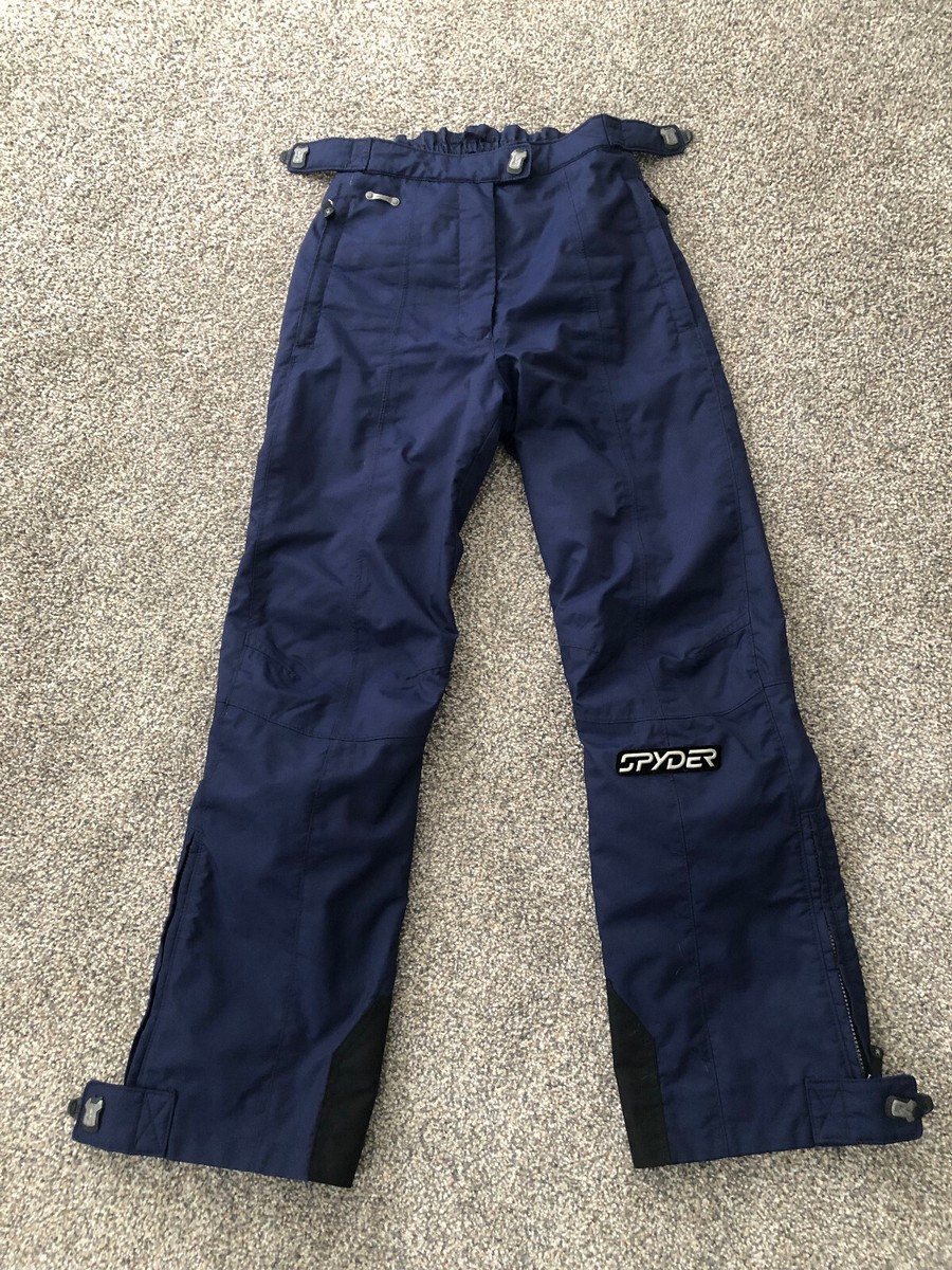 Spyder XTL 10000 mm Ladies Womens Ski Snow Snowboard Pant Navy Blue Size