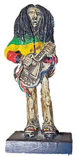 Bob Marley Statue 9.5" With Guitar