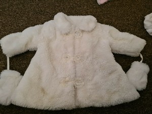 baby coat with mittens