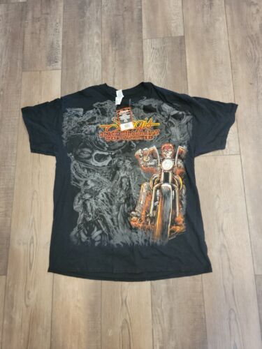 Gildan Men's XL Sturgis South Dakota Black Hills Rally 2019 Short Sleeve