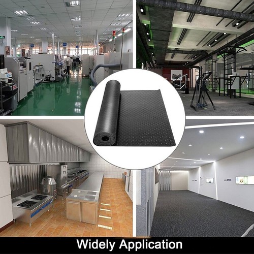 Rubber Flooring Garage Sheeting Matting Rolls 1/2/3/4M and 1M Wide X