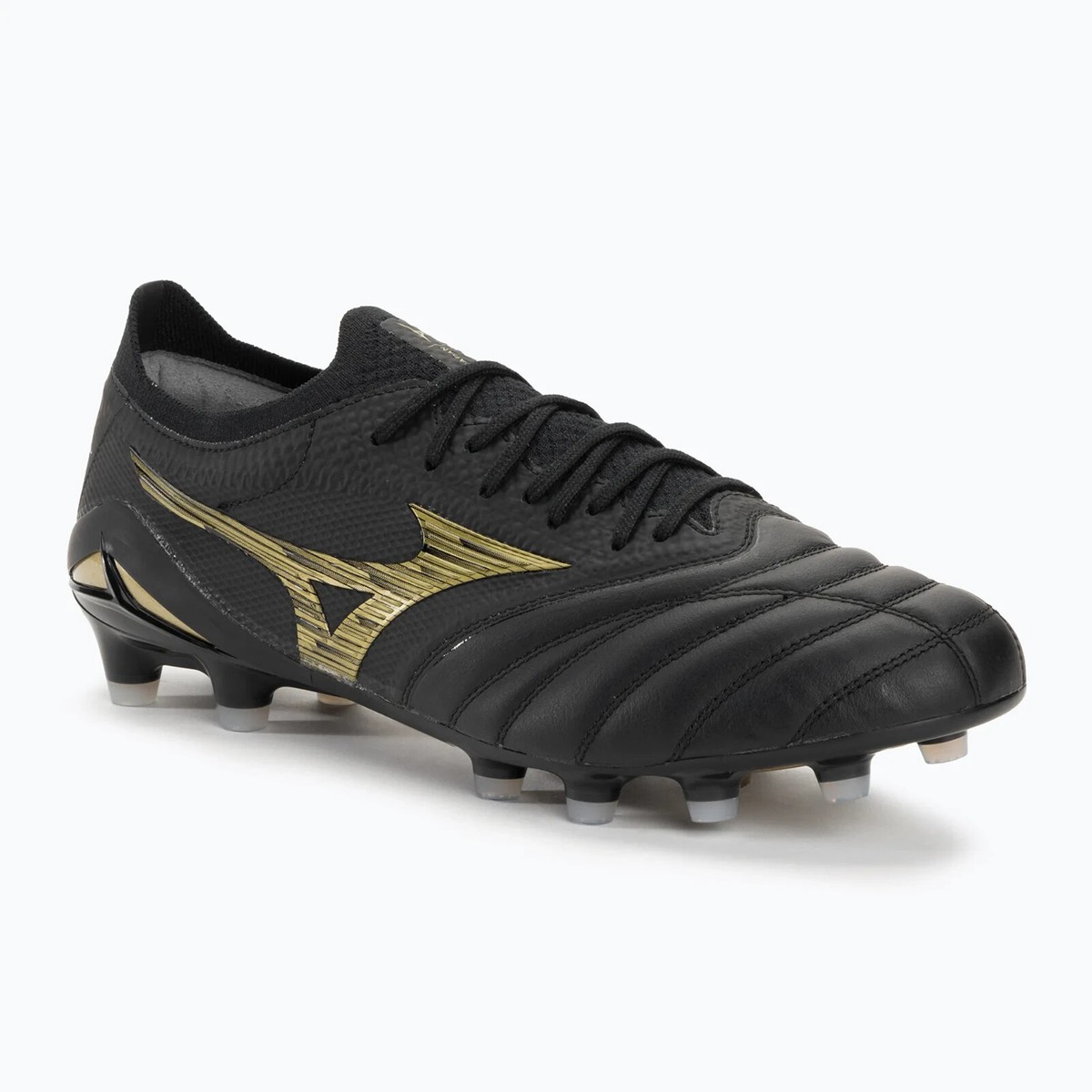 Mizuno Morelia Neo 4βブラック/ゴールド Morelia Neo IV Pro FG Firm Ground KL Soccer Cleat, Black