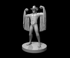Human Wrestler Bard 28mm Scale DND D D Tabletop Miniature