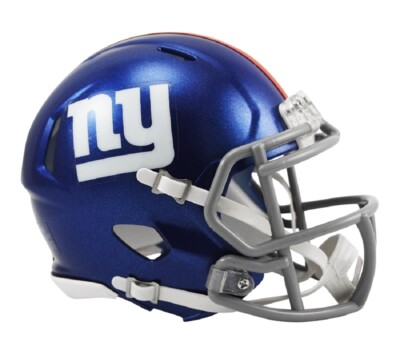 NFL Football Helm New York Giants NY Mini Speed Footballhelm Helmet 