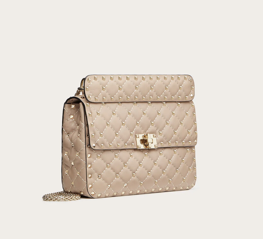 ハンドバッグ VALENTINO CARAMEL MEDIUM ROCKSTUD SPIKE HANDBAG Valentino Medium Rockstud Spike Leather Shoulder Bag | eBay