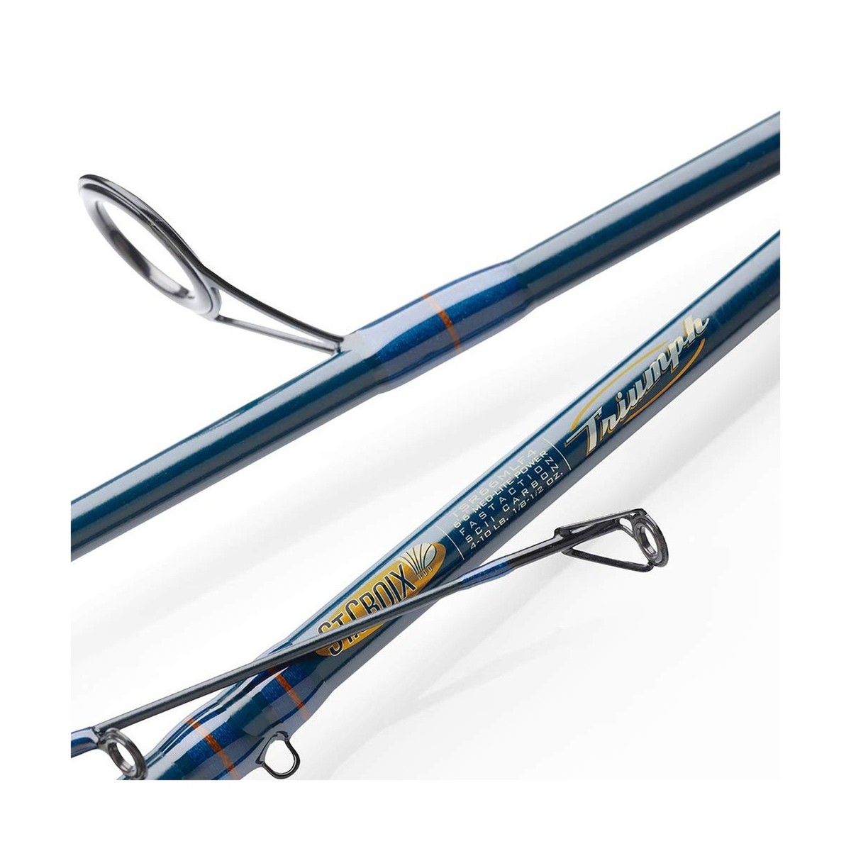 St. Croix Rods Triumph Spinning Rod, Deep Run Blue, 5'6