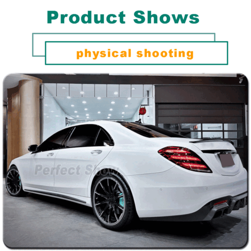 Umbral lateral de carbono umbral enfoque para Mercedes Clase S W222 S550 S63 - Imagen 3 de 13