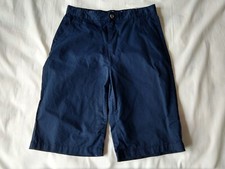 3-Pack Old Navy Cotton Shorts Boys Size 18 Adjustable Waist Khaki Navy Black