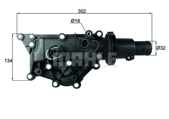 Mahle TH 59 83 Thermostat, KÜHlmittel FÜR Renault-image