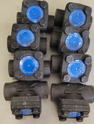 Lot of 8 - 1'' Ball Check Valves - OMB Forged  850 1 inch  #800 A105N 850-SL-NPT