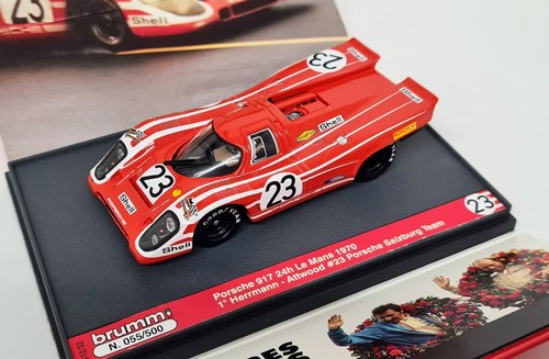 Brumm 1/43 - Porsche 917 Le Mans 24H 1970 Winners Diecast Model Car - Picture 7 of 10