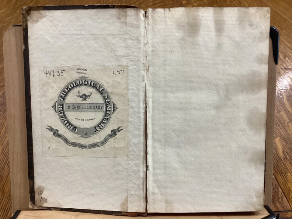 1792 Johannis Leusdenii de Dialectis N.T. Singulatim de Eius Hebraismis Libellus - Image 2 of 4