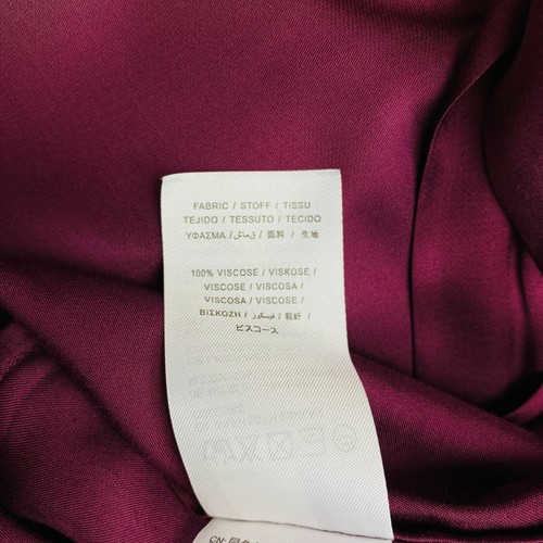 GANT Viola Scuro Fiocco Camicia Taglia Eu 34 UK 8 USA 4 - Foto 6 di 10