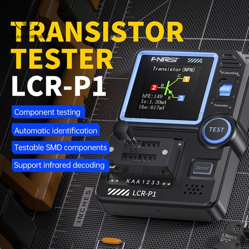 FNIRSI DSO153/DSO510 Generatore di segnale oscilloscopio/LCR-P1 tester transistor - Foto 46 di 55