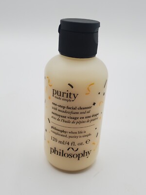 PHILOSOPHY Purity One-Step Facial Cleanser 4 Fl. Oz. Unsealed