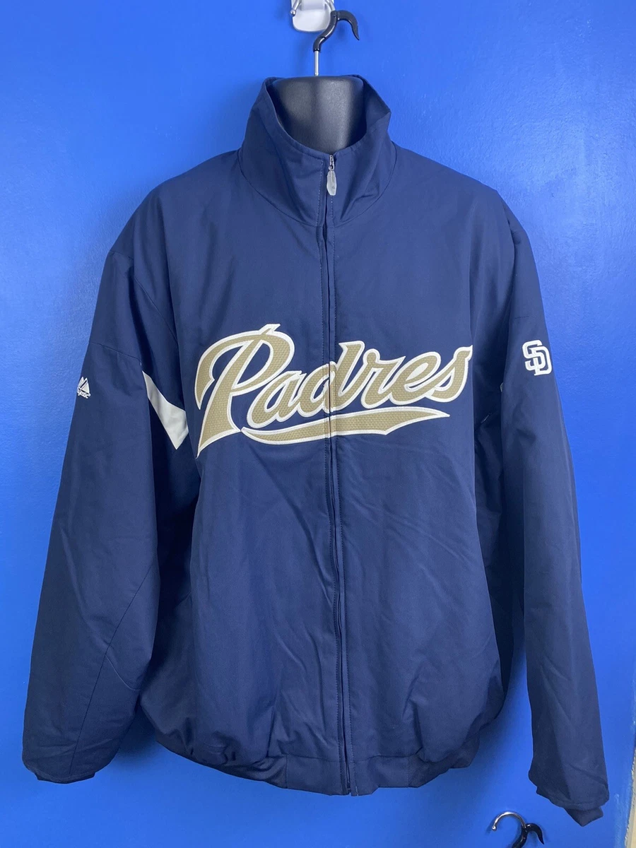 San Diego Padres MLB Majestic Therma-base fleecey baseball Jacket Mens Size  XL | eBay