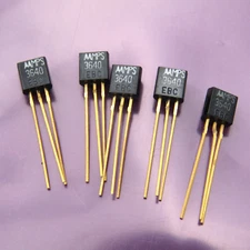 ( 5 PCS ) MPS3640 Vintage Motorola PNP Switching Transistor 12V 625mW 80mA Gold