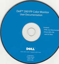 Dell Tools CD - User Documentation - 2001FP Color Monitor January 2004  CD-ROM