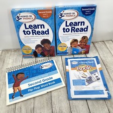 New Hooked on Phonics Learn to Read Second Grade Level 1  2 Flip Flop Word Book