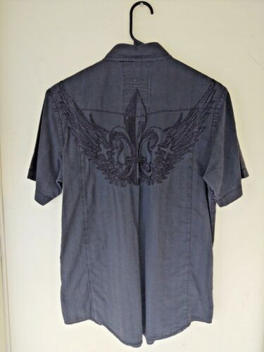 Roar - Aviation Edition - Medium Black Short Sleeve Button Down Shirt - Picture 2 of 12