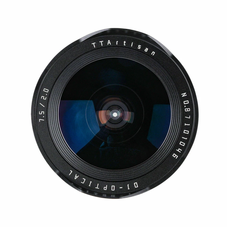 TTartisan 7.5mm F2.0 Fisheye APS-C RF Mount Lens For RF R5 R6 RP R8 Camera - Image 3 of 4