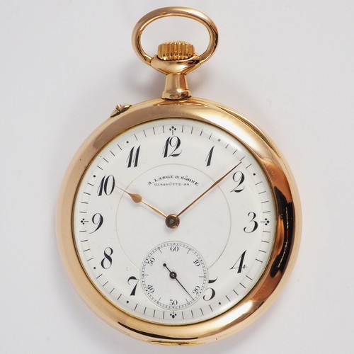 A. Lange & Söhne Taschenuhr in 18ct Roségold - Alter um 1912 - Bild 2 von 11