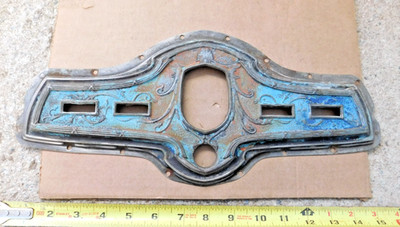 1929 HUPMOBILE EMBOSSED SPEEDOMETER GAUGE CLUSTER BEZEL