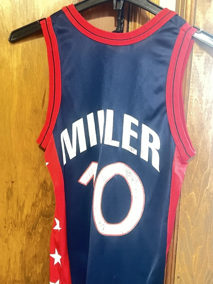 Camiseta de colección campeona Reggie Miller #10 USA Dream Team 2 Indiana Pacers NBA 36 Foto 4 de 4