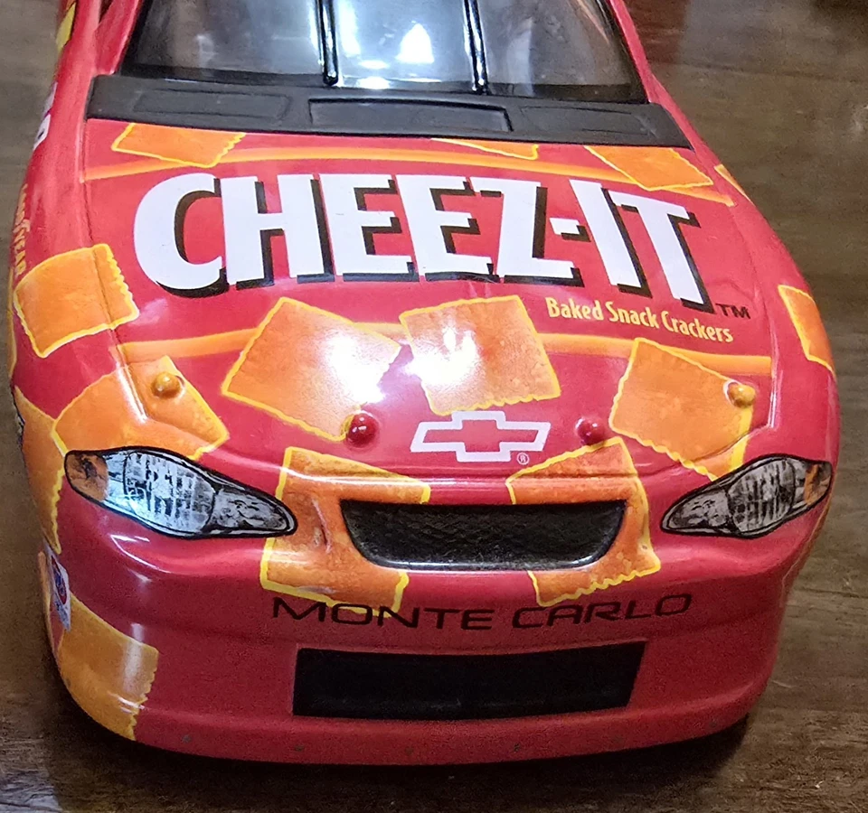 8⅜" 2002 Nascar Race Car Collectors 1:24 Die Cast #36 M&M Ken Schrader Cheez It - Image 4 of 4