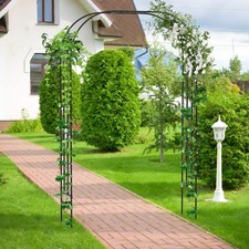 Metal Arbor Trellis Climbing Plants 158cm x 245cm Garden Arch Trellis