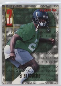 1996 Fleer Brian Dawkins #150 Rookie RC HOF