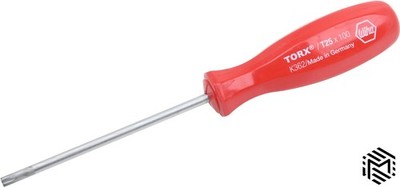 Wiha T25 x 100mm Powerhandle TORX Screwdriver - K362 - Red