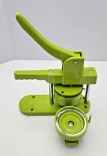 Green Button Maker Machine Press - No Extra Supplies, Machine Only