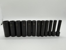 S-k Tools Usa 12pc 14 Drive Deep Metric Impact Socket Set 5-15mm 6 Point