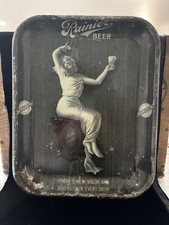 Pre-pro Rainier Beer Tray Early 1900s Vintage Advertising Breweriana