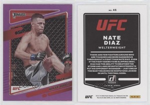 2022 Donruss UFC Purple Flood Nate Diaz #46