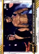 2021 Topps WWE NXT #64 Breezango Def Imperium Become te New NXT Tag Team Champ