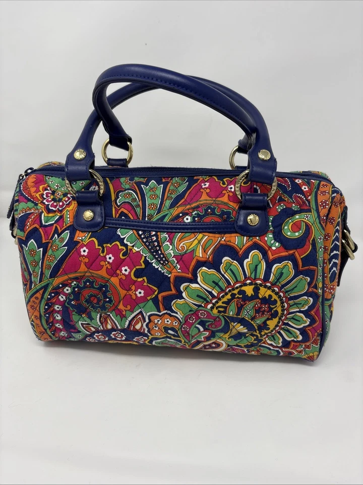 Vera Bradley - Cartera Cúpula - Paisley Veneciana - PATRÓN VINTAGE RETIRADO - CUERO PU Foto 3 de 4