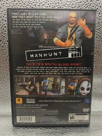 Manhunt - PlayStation 2 - PS2 - No Manual - Tested & Working - Near Mint Disc