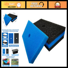 2 Sets Coarse Fine Pond Filter Pads - Replacement for Outdoor Water Fountain