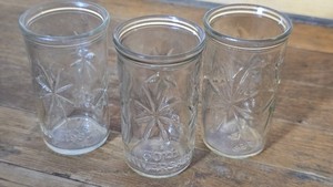 Ball Jelly Jar Juice Glass 50th Anniversary 1933 to 1983 Vintage set of 3